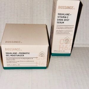 Biossance Squalane + Probiotic Gel Moisturizer - White and Green